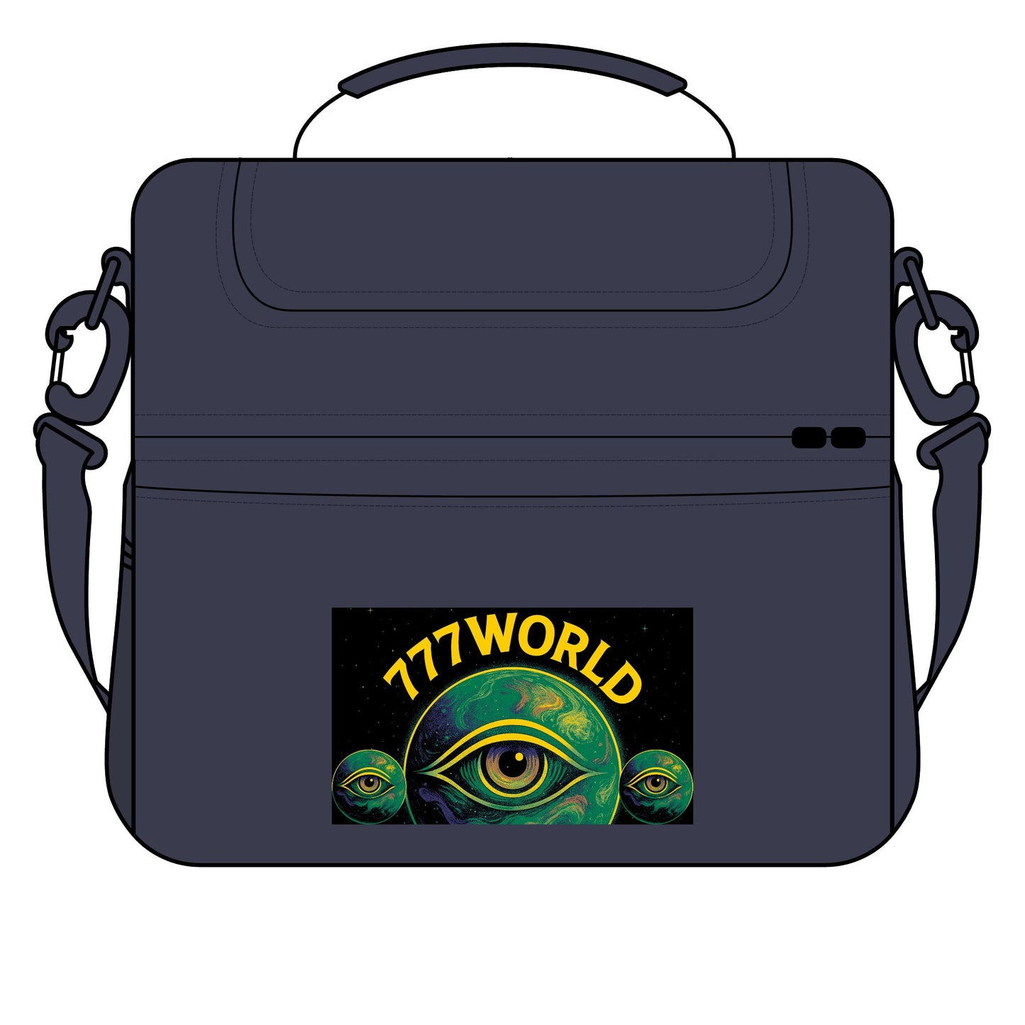 777WORLD Eye Cooler Bag — Insulated Lunch Tote with Mystic Eye Graphic