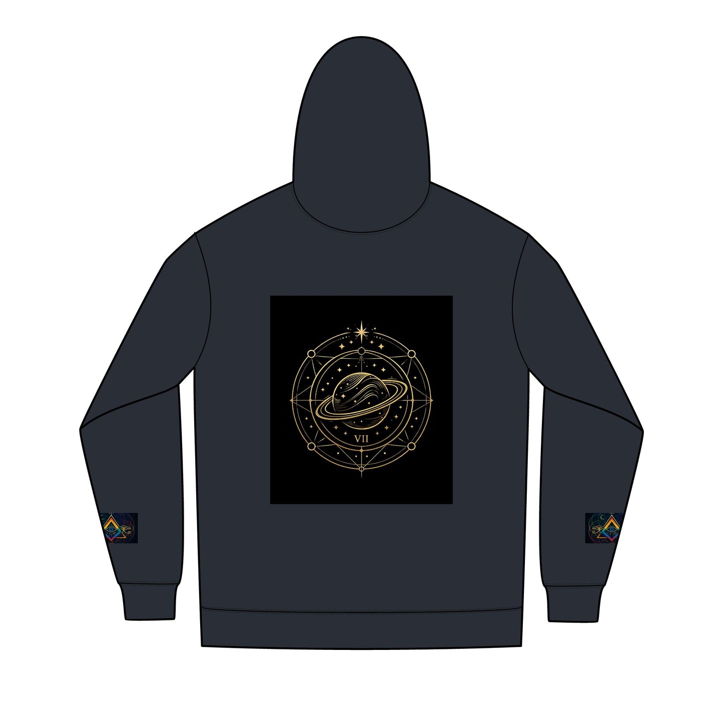 Cosmic Orbit Hoodie — The Living Codex Full‑Zip