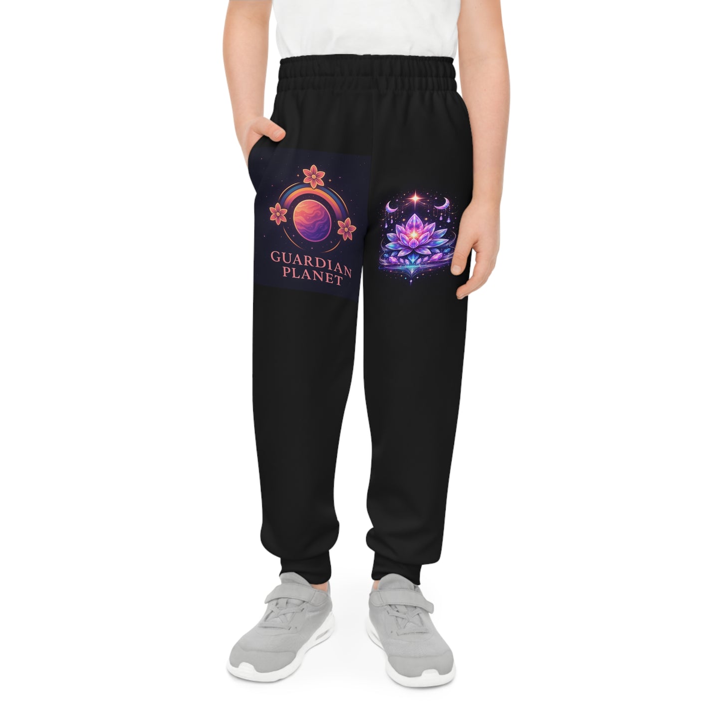 Youth Joggers — Guardian Planet Lotus Graphic Sweatpants