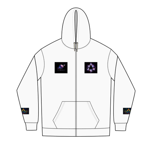 Cosmic Orbit Hoodie — The Living Codex Full‑Zip