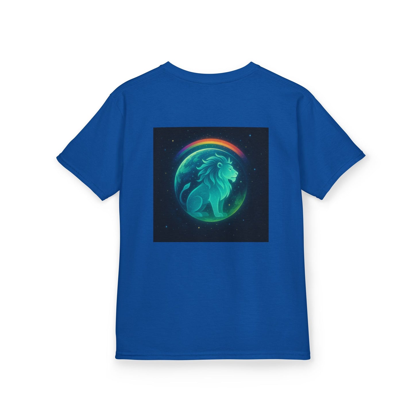 Youth 'Lion of Light' T‑Shirt — Glowing Lion Graphic Tee