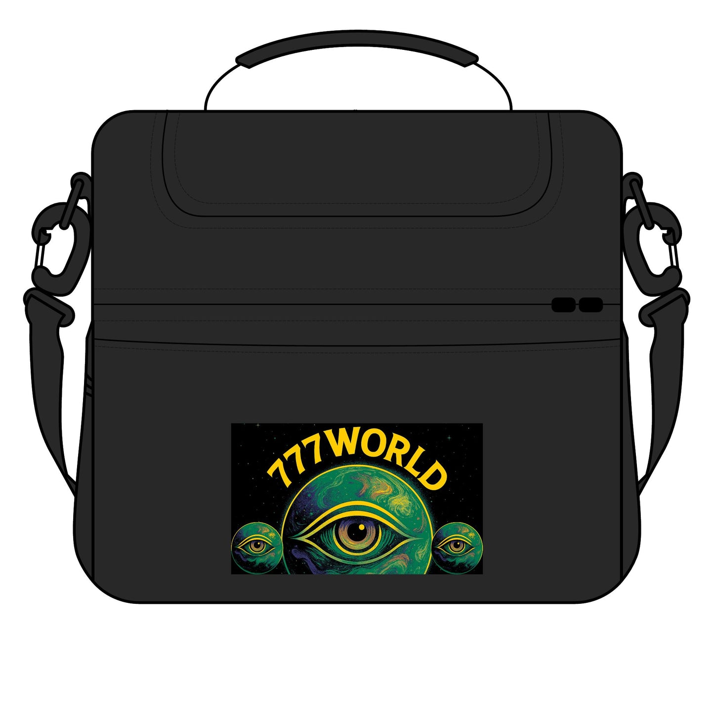 777WORLD Eye Cooler Bag — Insulated Lunch Tote with Mystic Eye Graphic