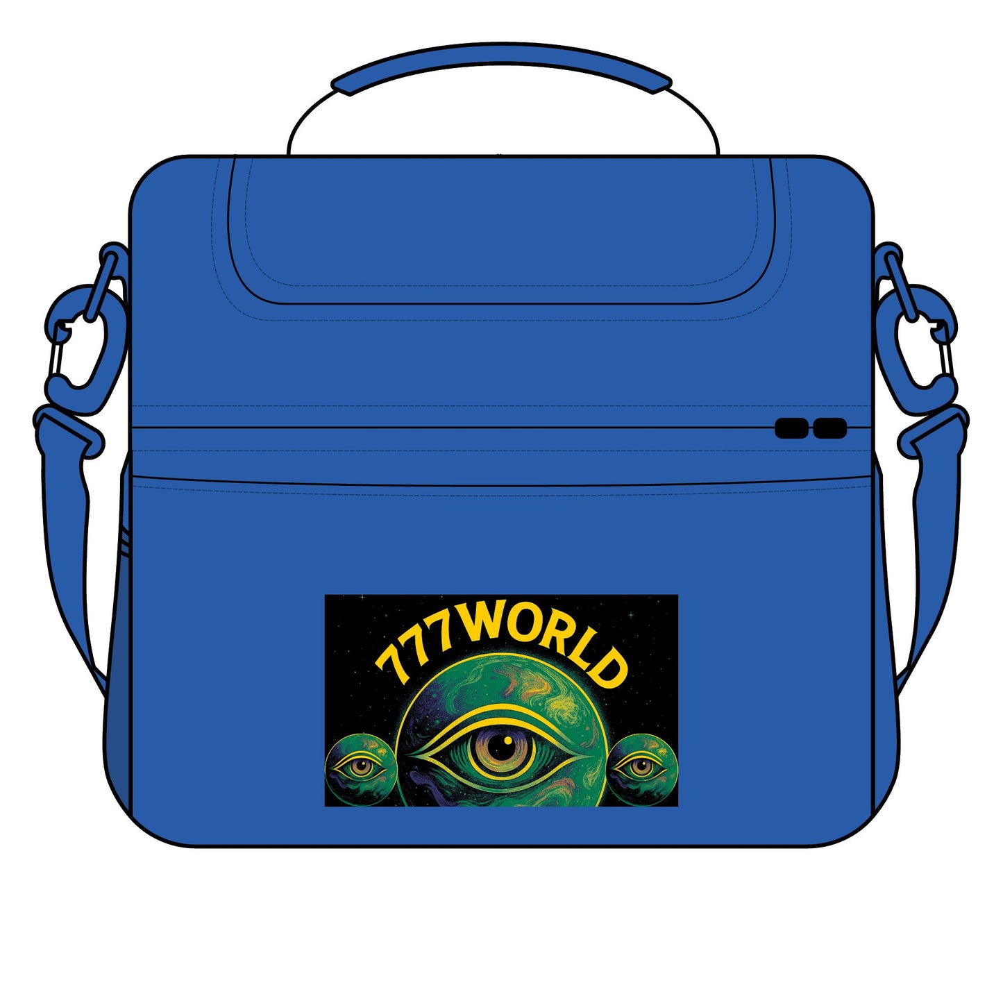 777WORLD Eye Cooler Bag — Insulated Lunch Tote with Mystic Eye Graphic