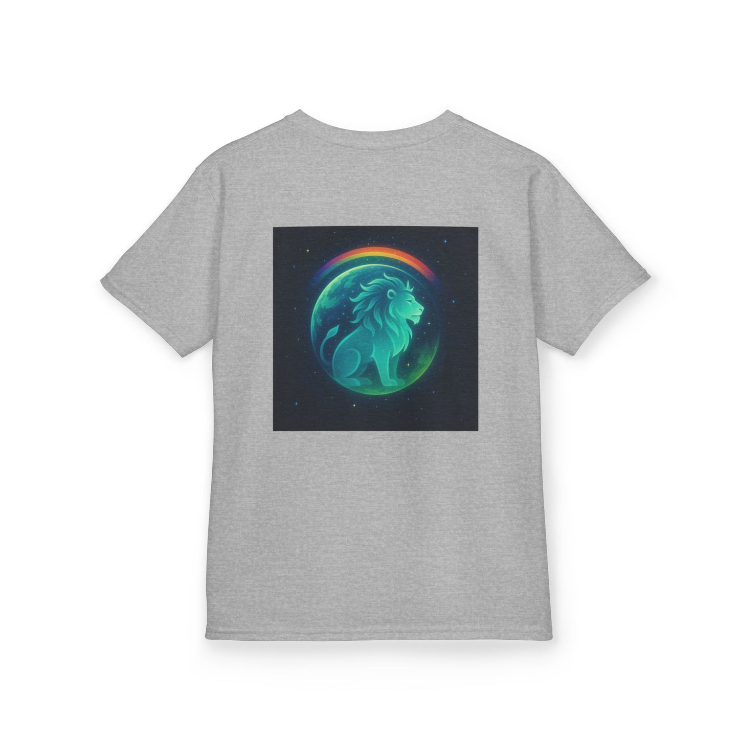 Youth 'Lion of Light' T‑Shirt — Glowing Lion Graphic Tee