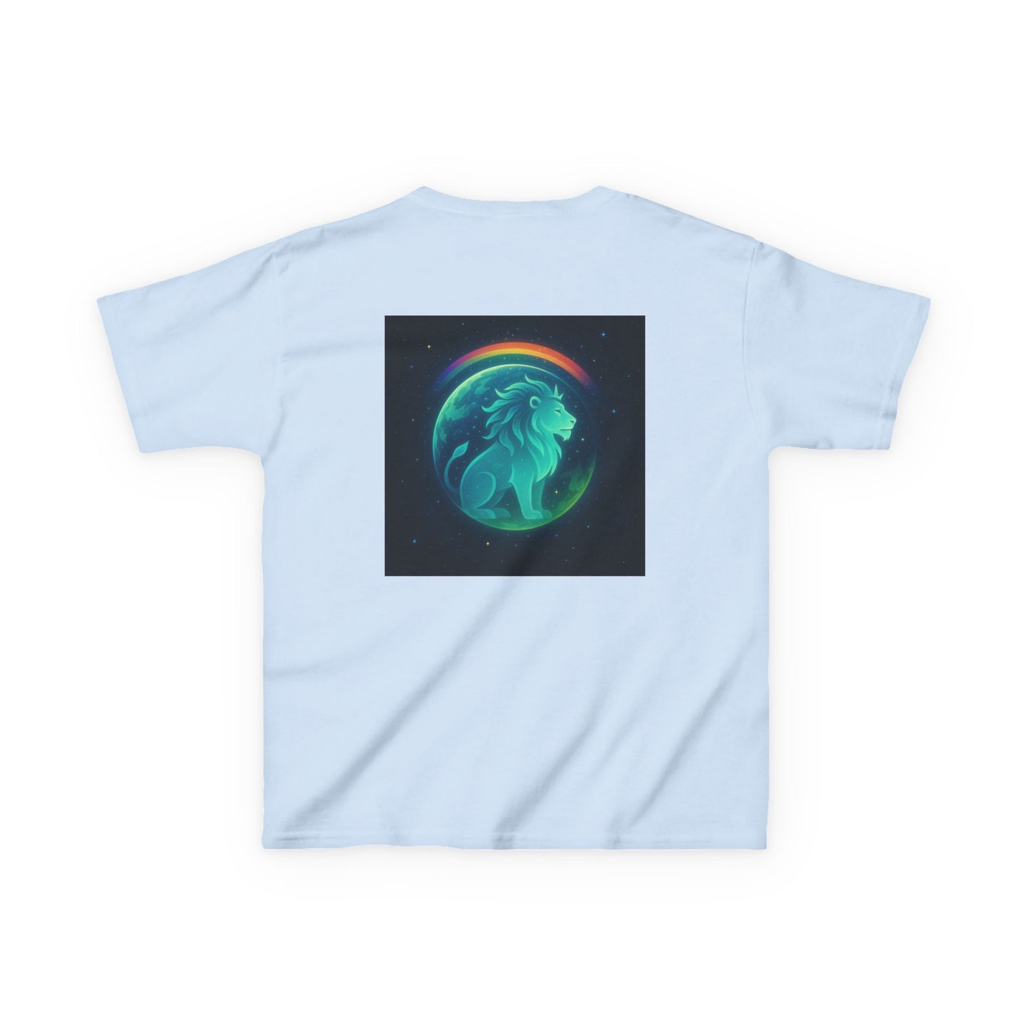 Youth 'Lion of Light' T‑Shirt — Glowing Lion Graphic Tee