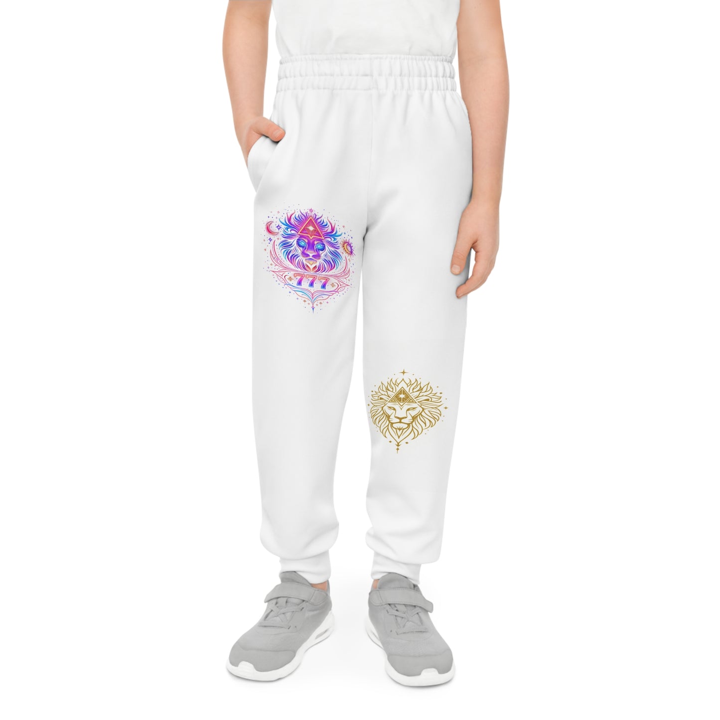Youth Joggers — Lion Of Light Graphic Sweatpants