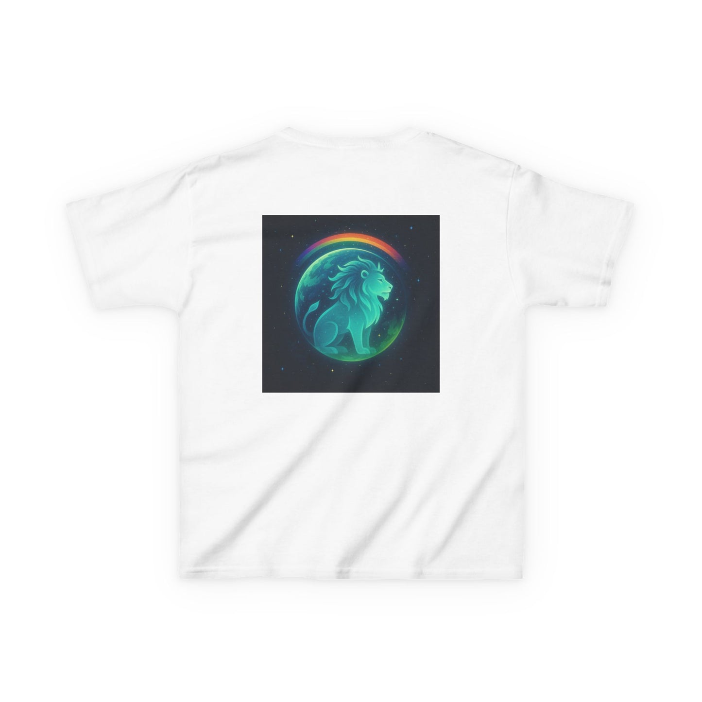Youth 'Lion of Light' T‑Shirt — Glowing Lion Graphic Tee