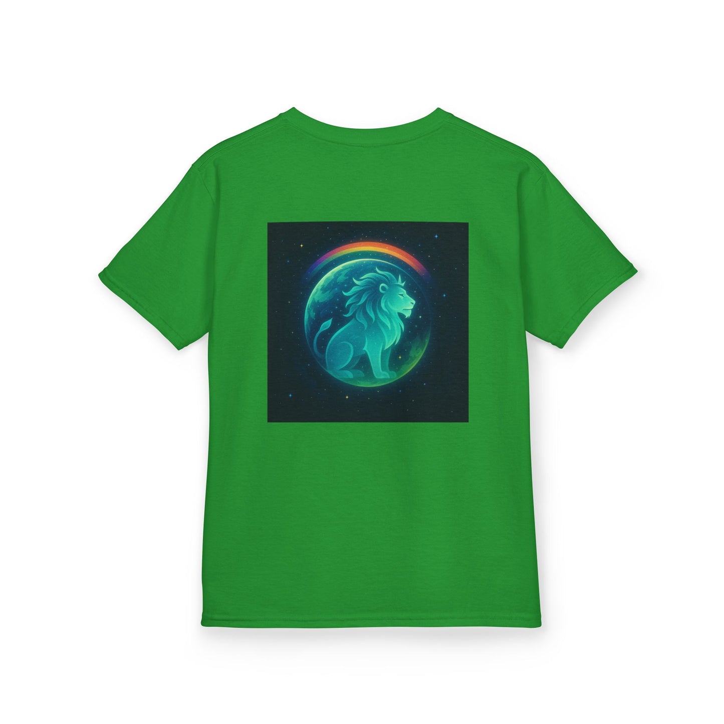 Youth 'Lion of Light' T‑Shirt — Glowing Lion Graphic Tee