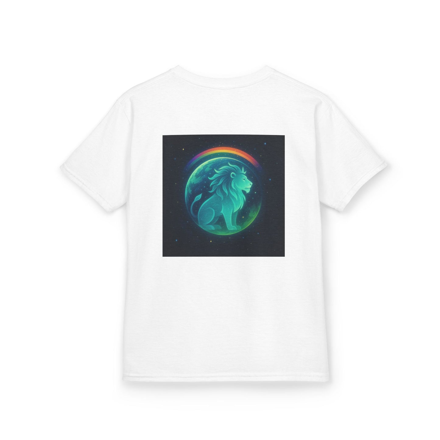 Youth 'Lion of Light' T‑Shirt — Glowing Lion Graphic Tee