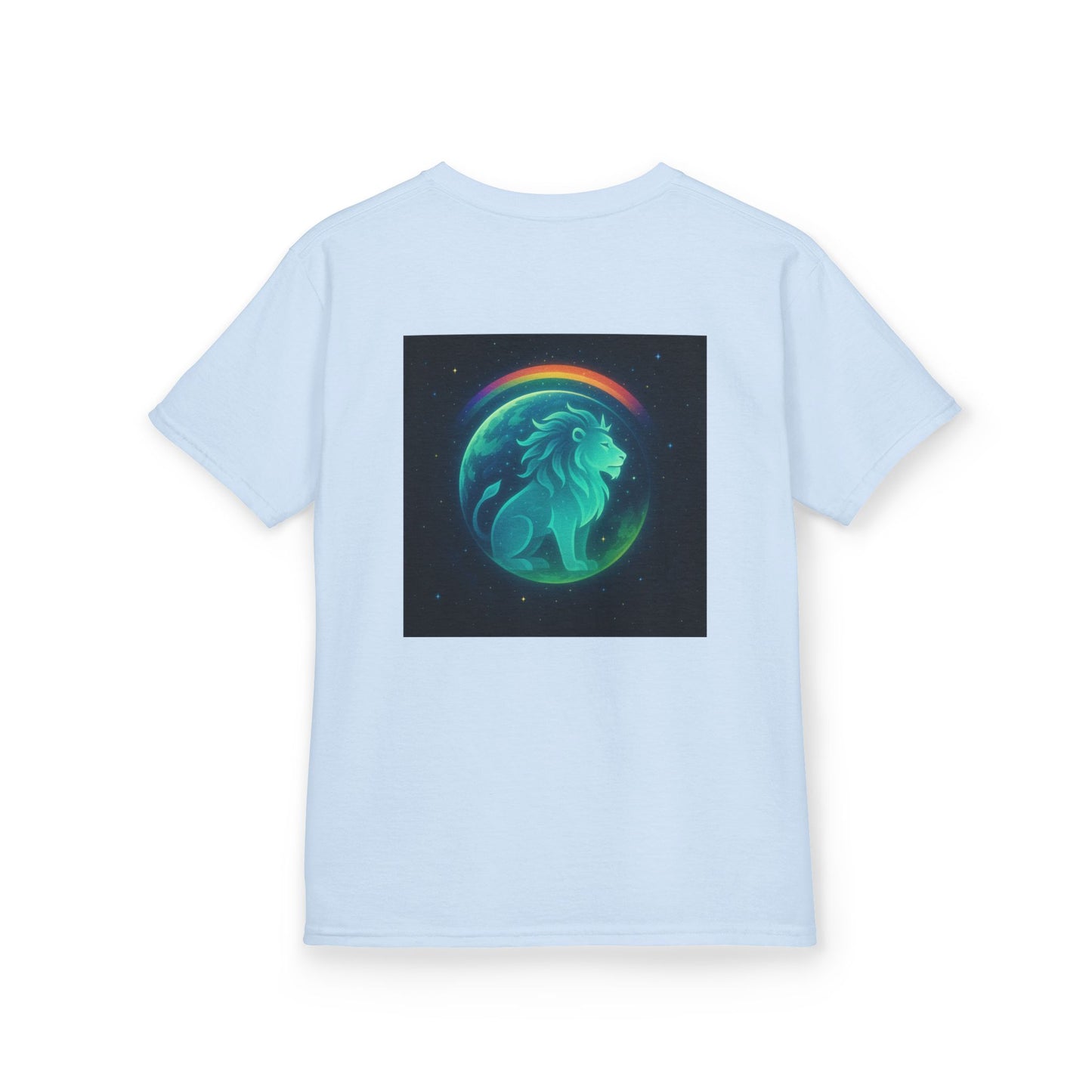Youth 'Lion of Light' T‑Shirt — Glowing Lion Graphic Tee