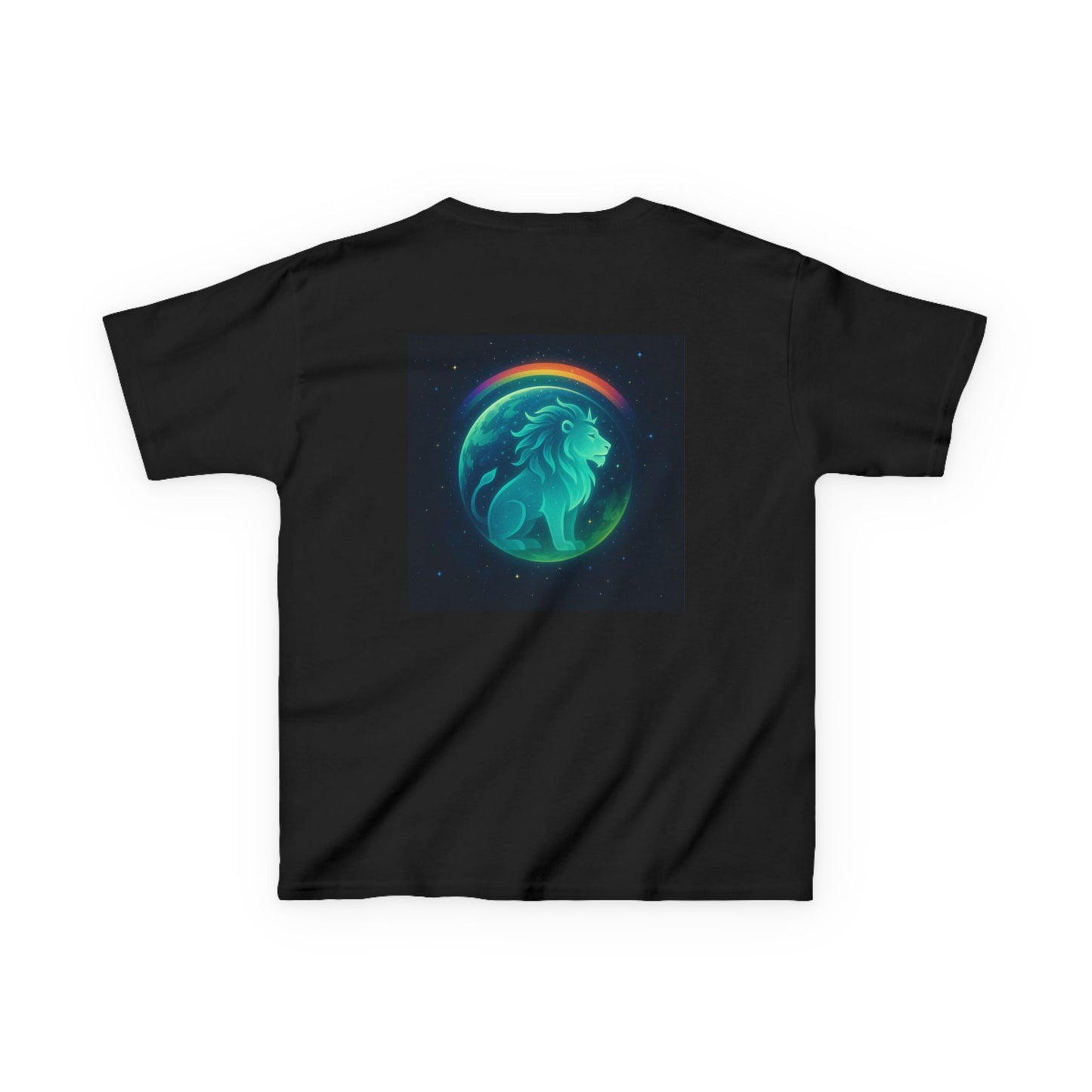 Youth 'Lion of Light' T‑Shirt — Glowing Lion Graphic Tee