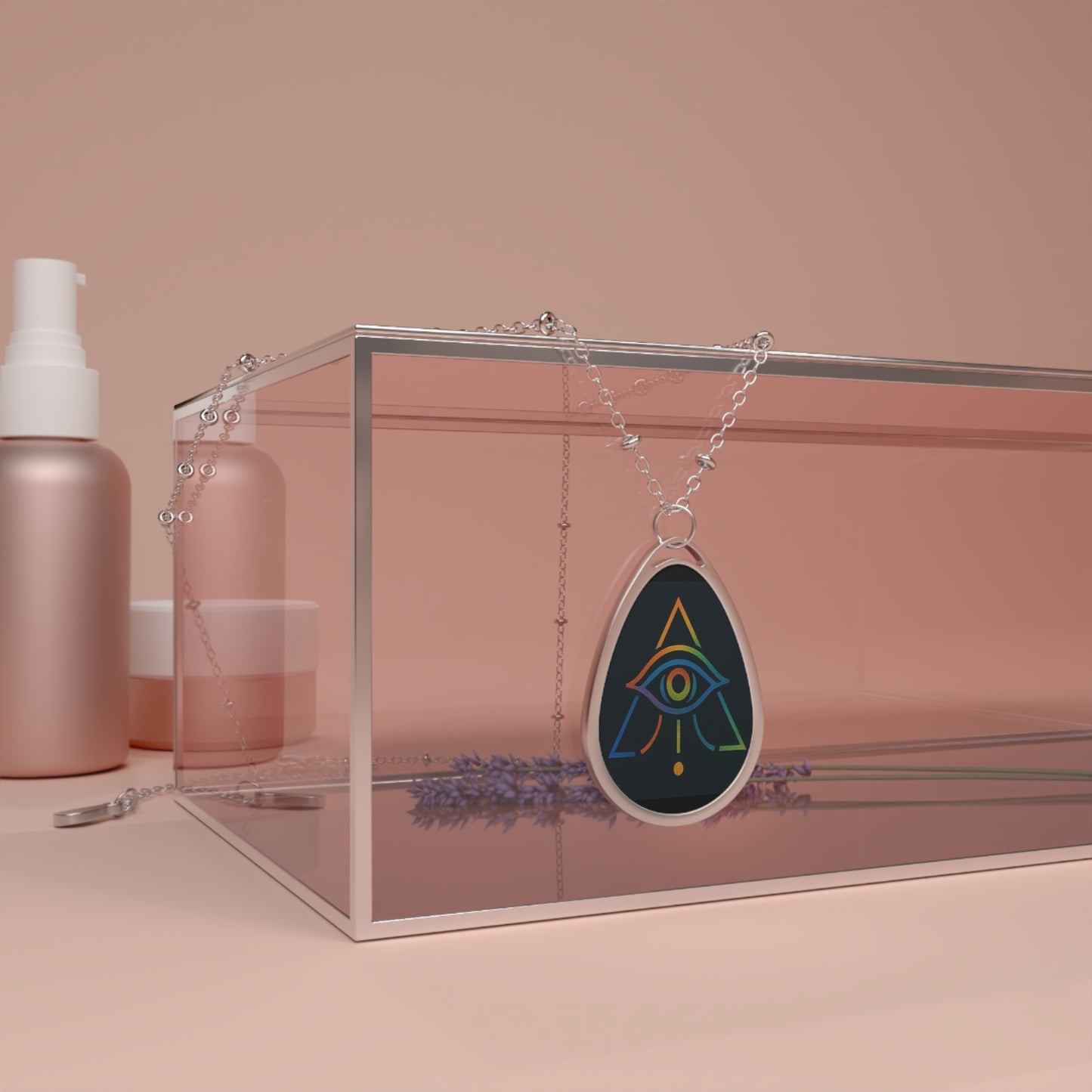 Mystic Eye Teardrop Necklace
