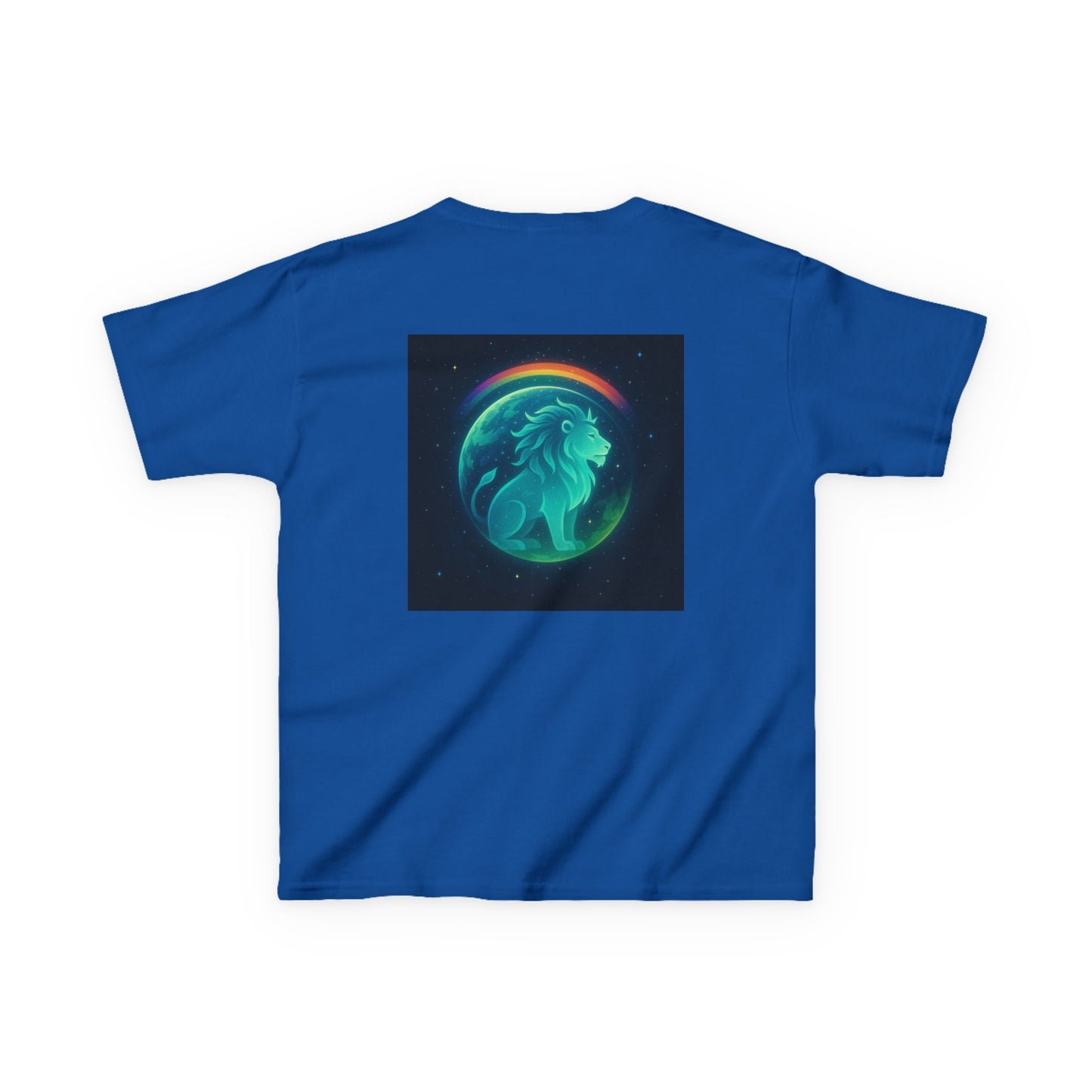 Youth 'Lion of Light' T‑Shirt — Glowing Lion Graphic Tee