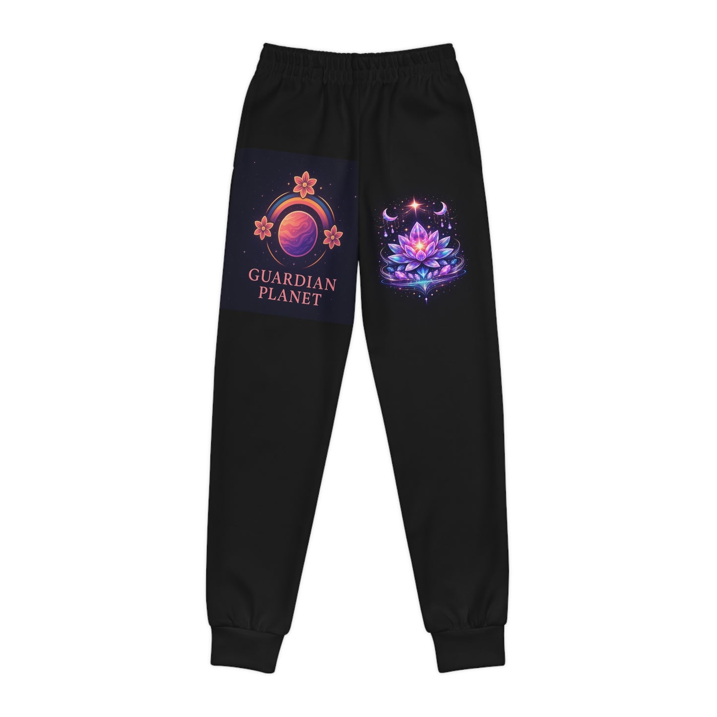 Youth Joggers — Guardian Planet Lotus Graphic Sweatpants