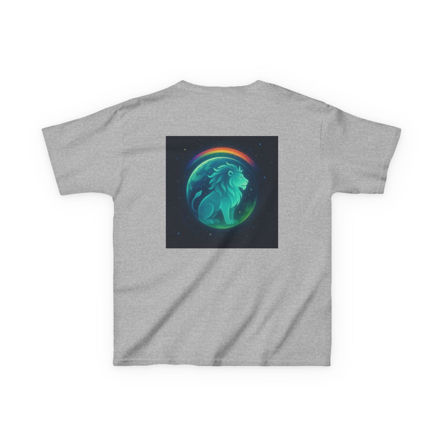 Youth 'Lion of Light' T‑Shirt — Glowing Lion Graphic Tee