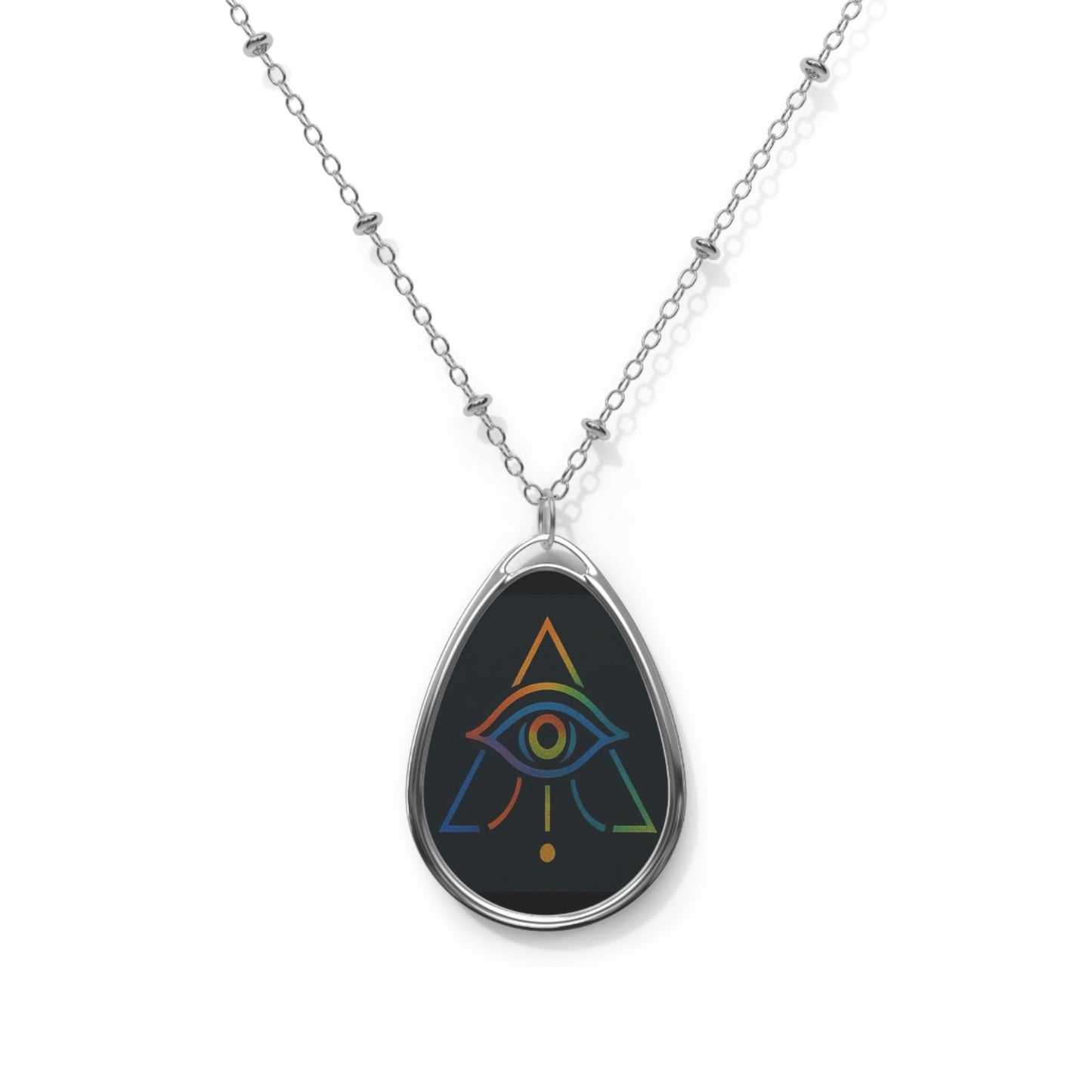 Mystic Eye Teardrop Necklace